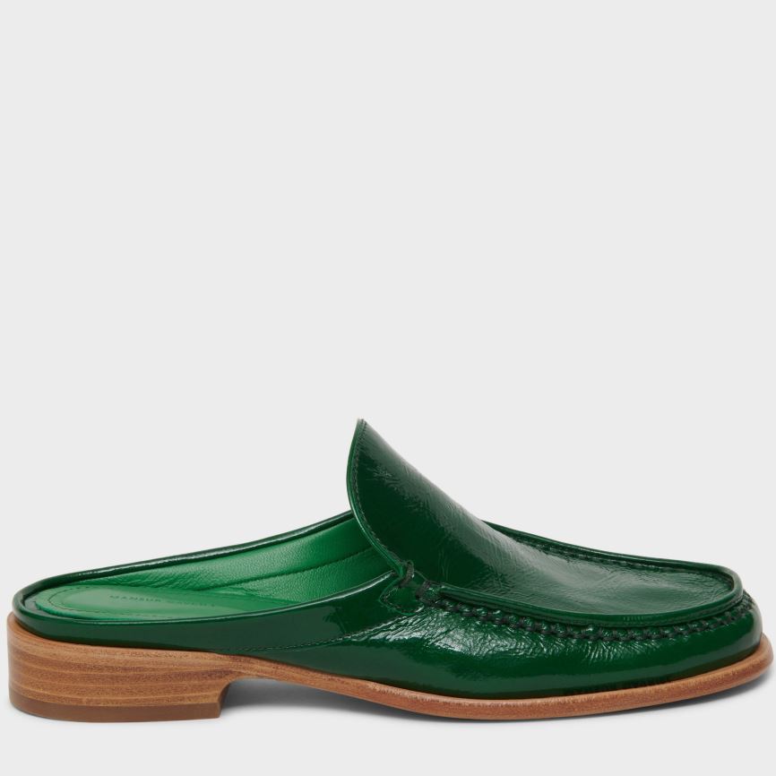 Women's Mansur Gavriel Walker Mules Green | AU 5649SL